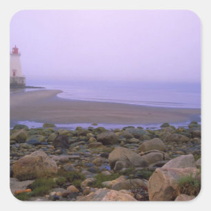 Sticker Carré N.A. Canada, Nouvelle-Écosse, comté de Shelburne.