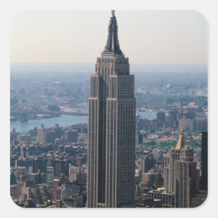 Sticker Carré N.A., États-Unis, New York, New York. L'Empire