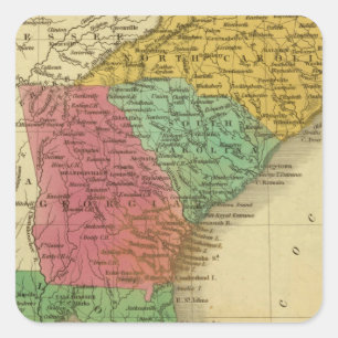 Sticker Carré N et S Caroline 3