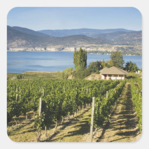 Sticker Carré NA; Canada; Colombie-Britannique; la vallée de l'