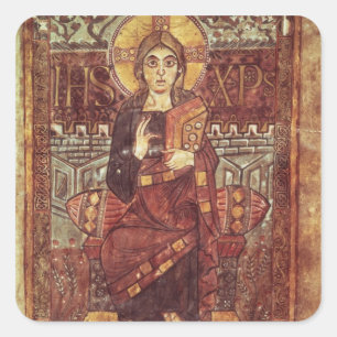 Sticker Carré NAL 1203 fol.3 Christ à Majur, from the Godesca