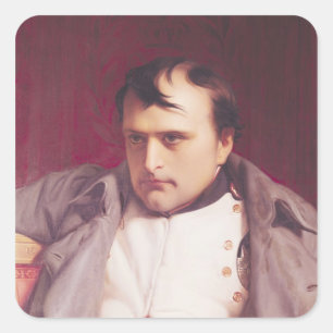 Sticker Carré Napoléon après son abdication