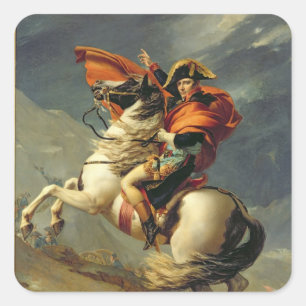 Sticker Carré Napoléon croisant les Alpes le 20 mai 1800