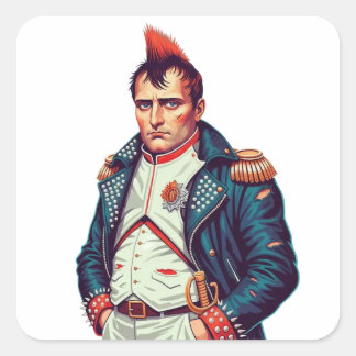 Sticker Carré Napoléon décapsuleur