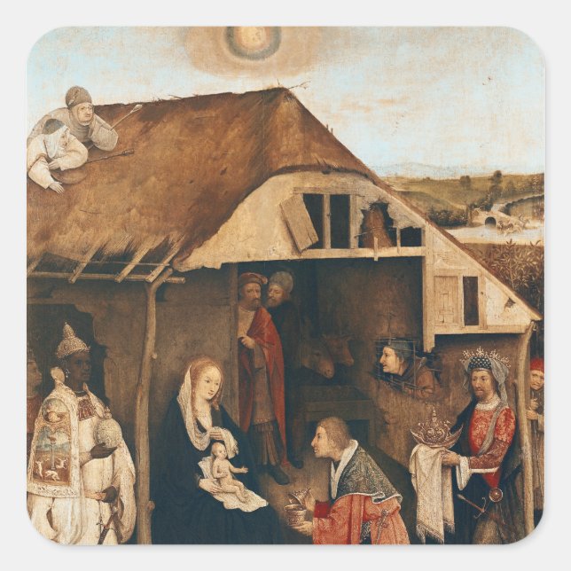 Sticker Carré Nativité (Devant)