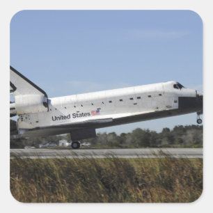 Sticker Carré navette spatiale Atlantis