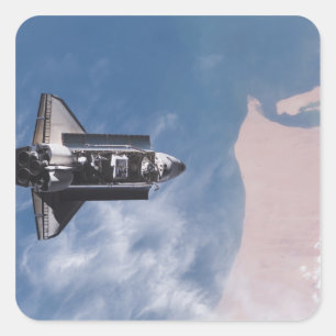 Sticker Carré Navette spatiale Endeavor 19