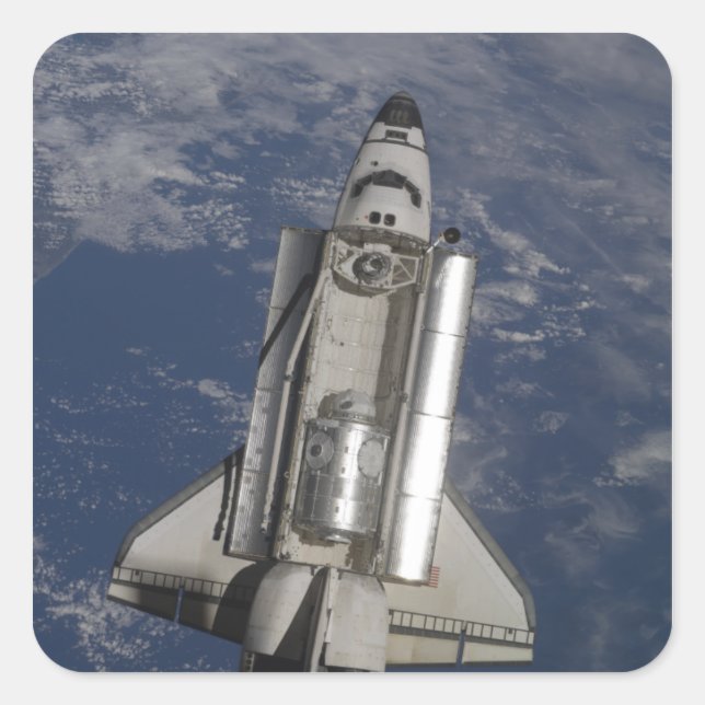 Sticker Carré Navette spatiale Endeavour (Devant)