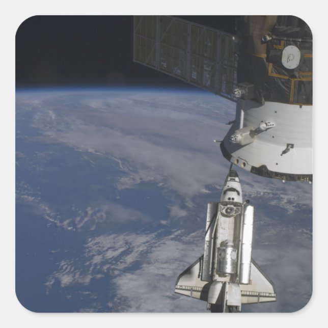 Sticker Carré Navette spatiale Endeavour 2 (Devant)