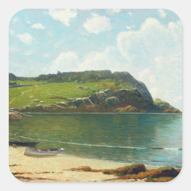 Sticker Carré Navigation d'été (Devant)