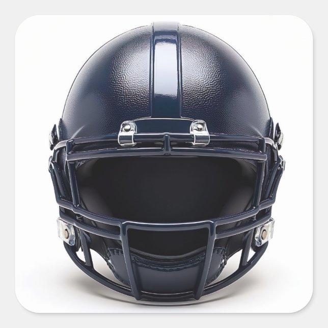 Sticker Carré Navy Blue American Football Helmet Decal (Devant)