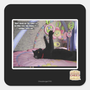 Sticker Carré Ne me dérange pas