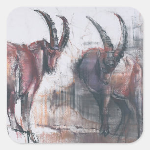 Sticker Carré Ne regardez pas vers le bas