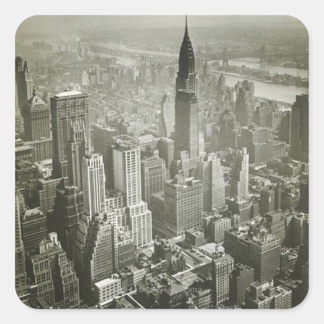 Sticker Carré New York (Devant)