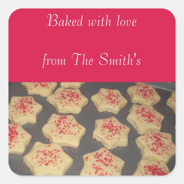 Sticker Carré Noël (Devant)