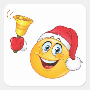 STICKER CARRÉ **NOËL EMOJI** LES BÂTIMENTS DISENT "JOYEZ NOËL