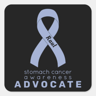 Sticker Carré noir de l'avocat du cancer de l'esto