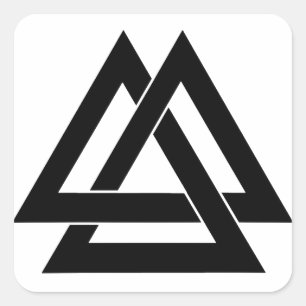 Sticker Carré Noir - Noir