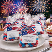 Nom de l'entreprise du drapeau américain 