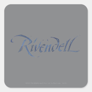 Sticker Carré Nom Rivendell Texté