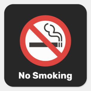 Sticker Carré non-fumeur