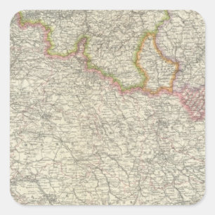Sticker Carré Nord-Est de la France