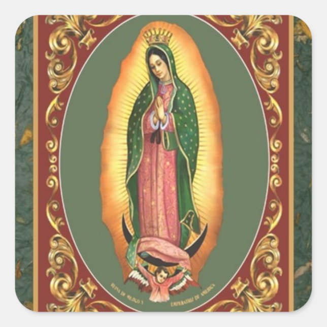 Sticker Carré notre dame de guadalupe (Devant)
