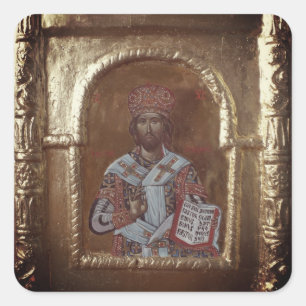 Sticker Carré Notre Seigneur Jésus Christ Le Bon Pasteur