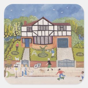 Sticker Carré Nouveau quartier