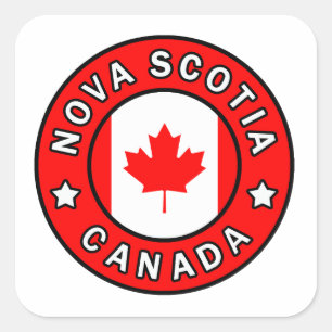 Sticker Carré Nouvelle-Écosse Canada