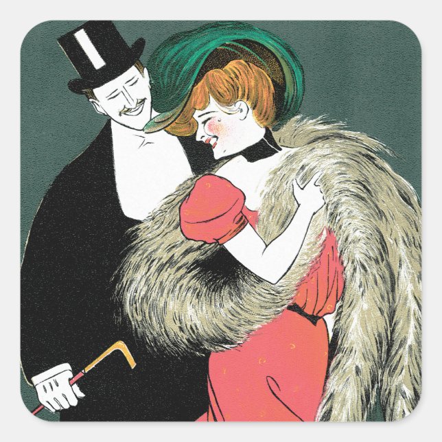 Sticker Carré Novita Per Signora ~ E.A. Mele co. (Devant)
