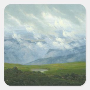 Sticker Carré Nuages de dérive