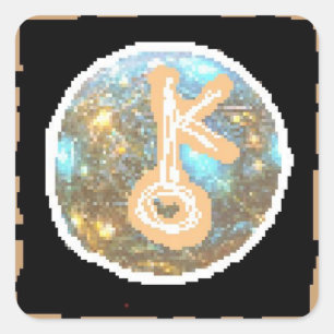 Sticker Carré Nuit Chiron
