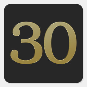 Sticker Carré numéro 30