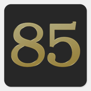 Sticker Carré numéro 85