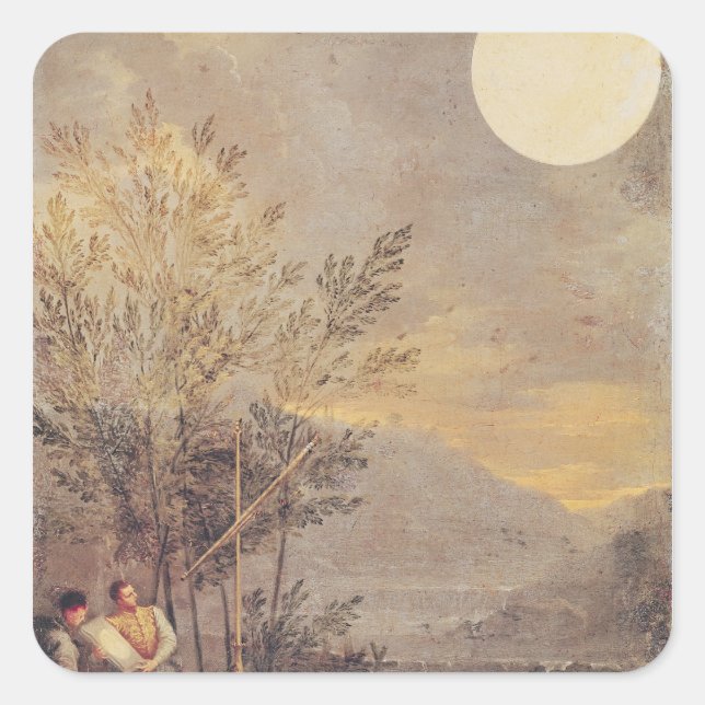 Sticker Carré Observations astronomiques 2 (Devant)