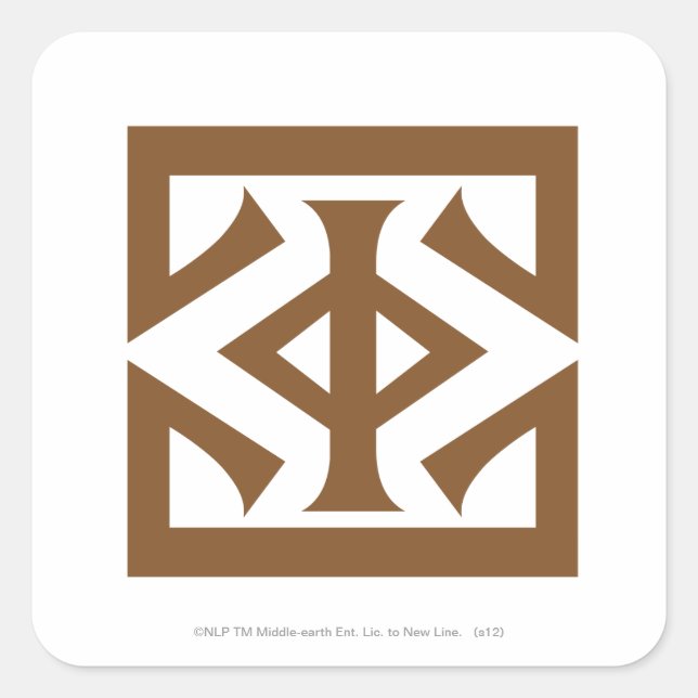 Sticker Carré Oeil de Sauron (Devant)