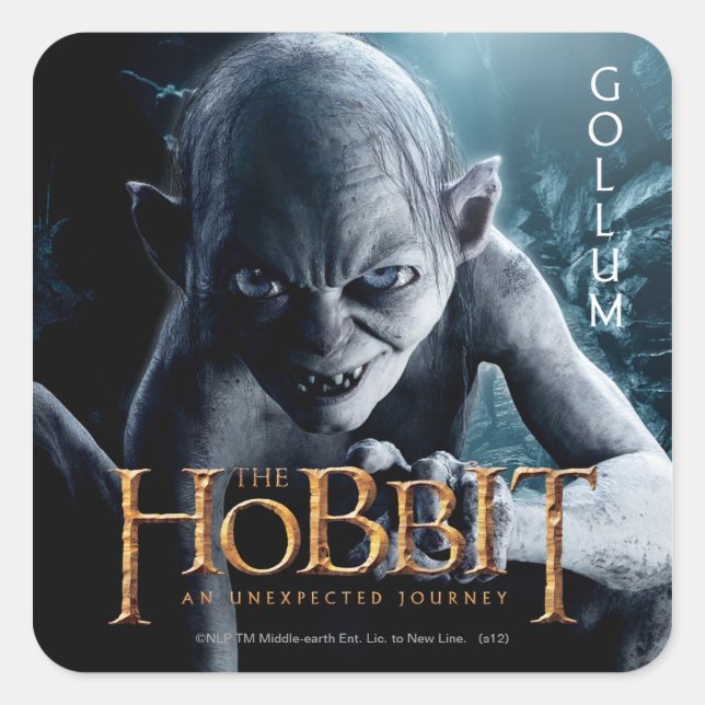 Sticker Carré Oeuvre en édition limitée : GOLLUM™ (Devant)
