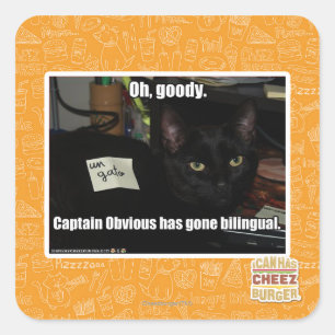 Sticker Carré Oh, mon dieu.