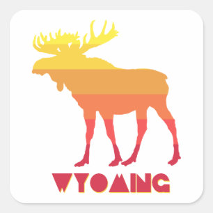 Sticker Carré Oie du Wyoming