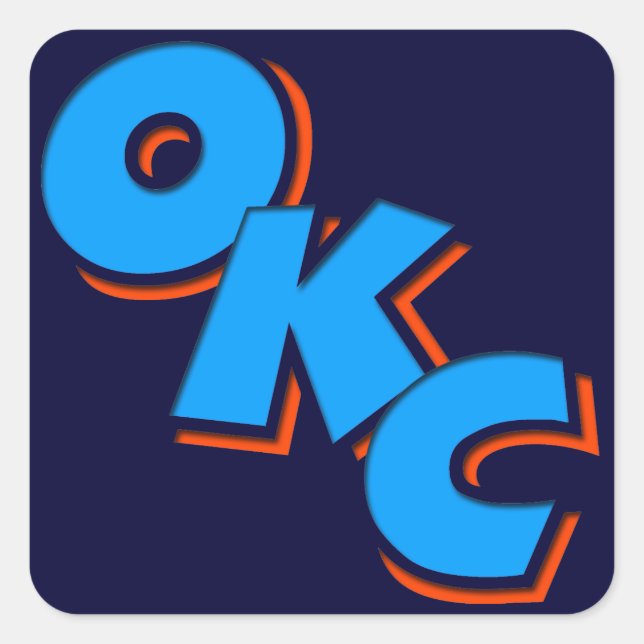 STICKER CARRÉ OKC (Devant)