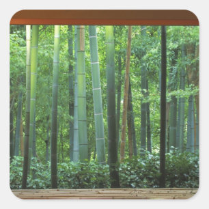 Sticker Carré Okochi Sanso, Arashiyama, Kyoto, Japon 3