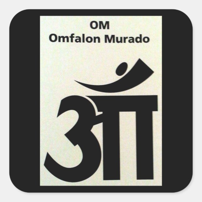 Sticker Carré OM Omfalon Murado (Devant)