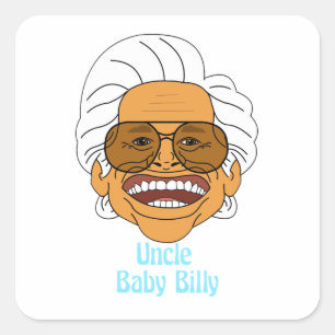 Sticker Carré Oncle Baby Billy