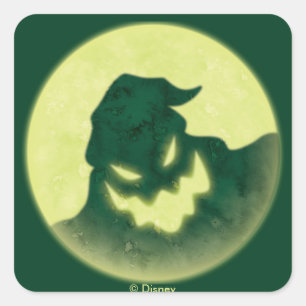 Sticker Carré Oogie Boogie   I'm The Boogie Man