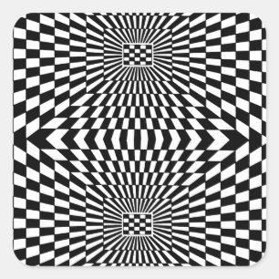 Sticker Carré OP -Art #11 à Emporio Moffa