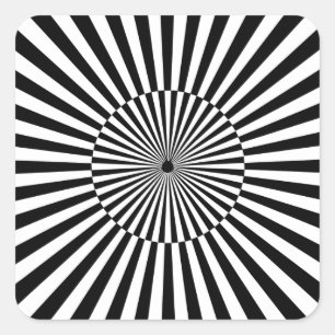 Sticker Carré OP -Art #3 à Emporio Moffa