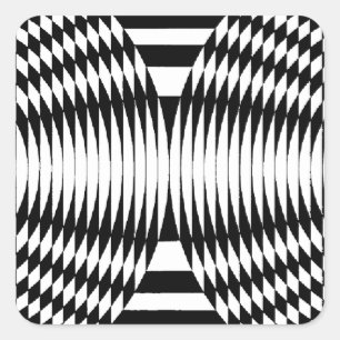 Sticker Carré OP -Art #5 à Emporio Moffa