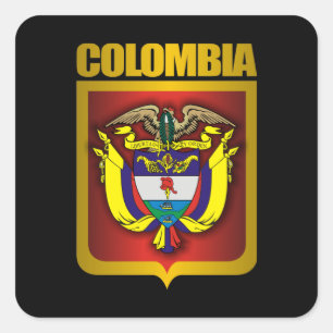 Sticker Carré "Or colombien"
