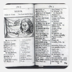 Sticker Carré 'Orbis Sensualium Pictus'